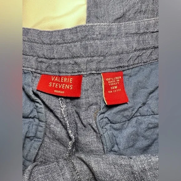 Valerie Stevens Wide Leg Crop Pants Size 14W - Picture 3 of 3